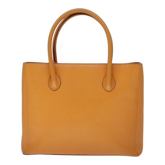 CELINE Tote Bag Leather Orange Auth - Picture 2 of 16